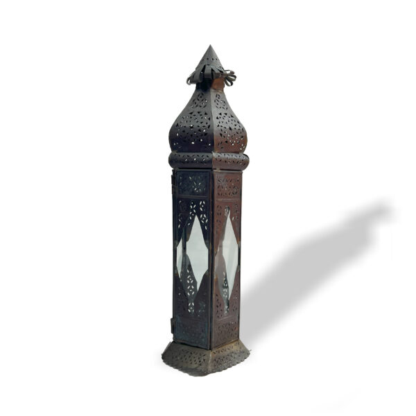 Elegant Copper Lantern - 47cm Height