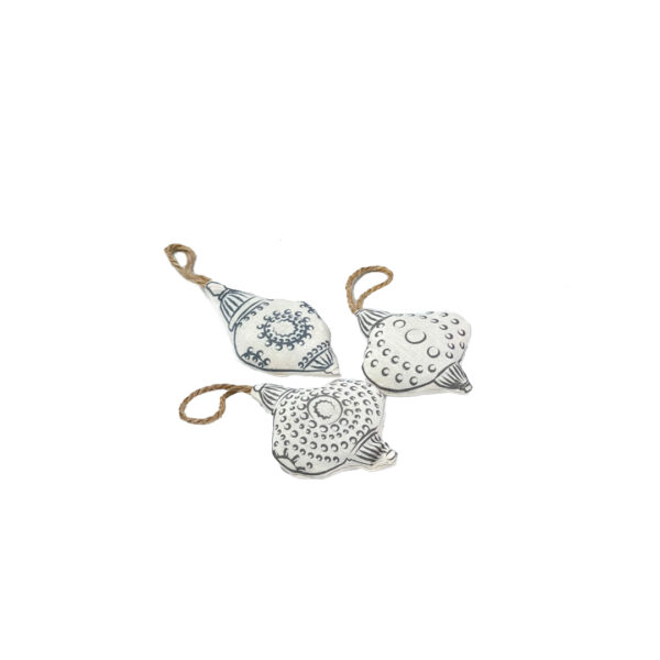 Cloth Fanous Dangler-Set of 3