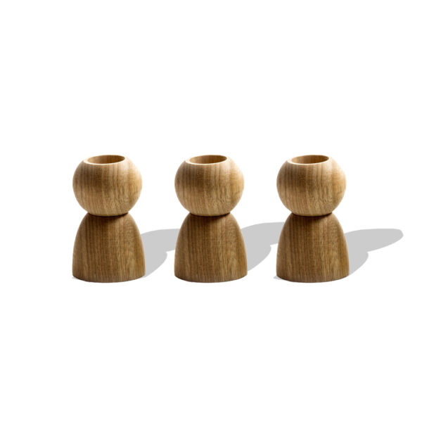 Sadiq Handmade Candle Holder Afrikeh Circle-Set of 3