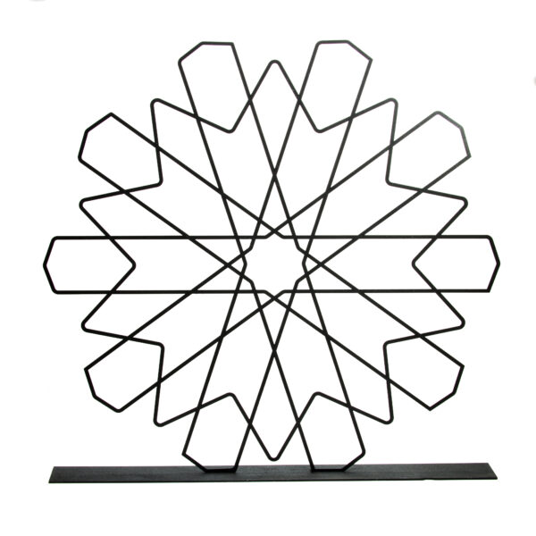 Metal Geometric Star Stand