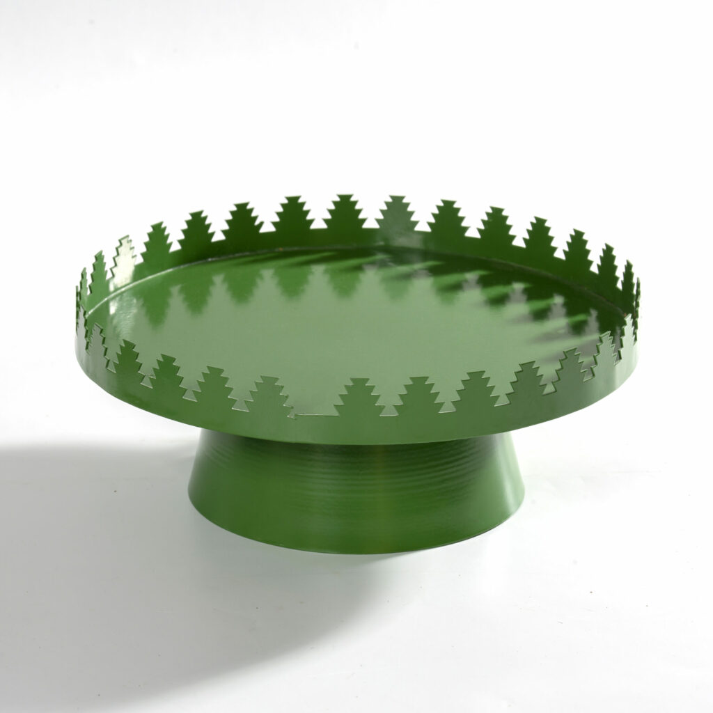 Green Wide Metal Holder