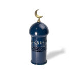 Silver Plated Waheb Minaret in Navy-Medium