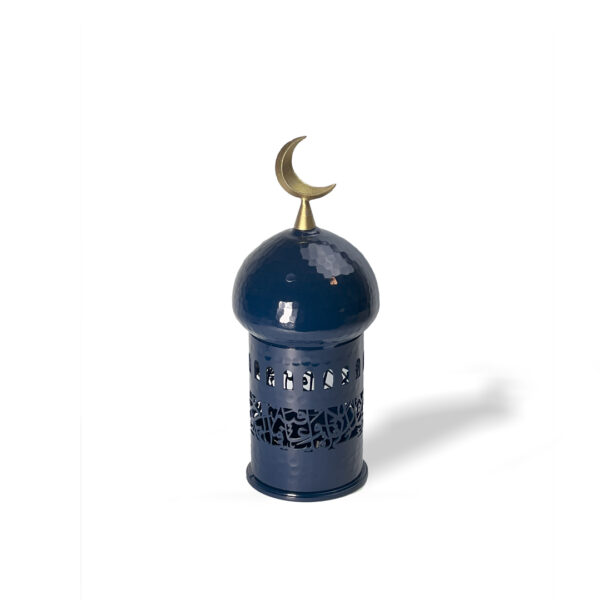 Elegant Silver Plated Navy Minaret – Small