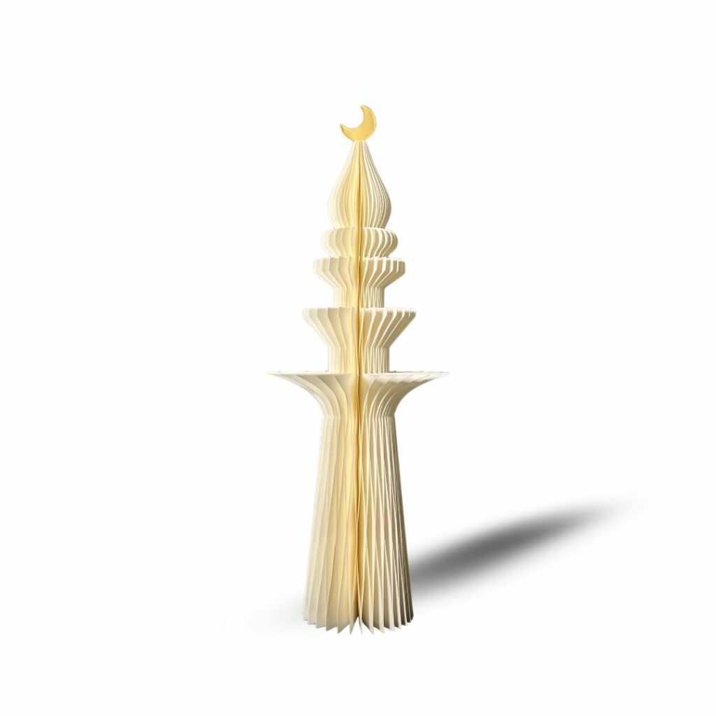 Paper Alia Minaret in White-Medium 50CM