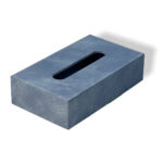 Qirmez Leather Rectangle Tissue Box Jeans