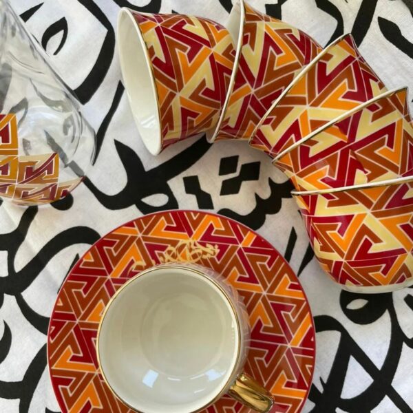 Shumous Arabic Coffee Cups Set of 6 - Image 2