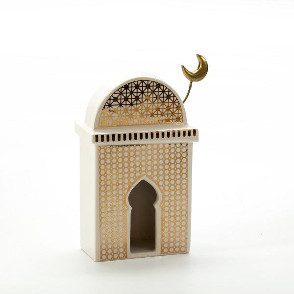 white, gold, ceramic,mosque,