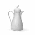alt="white porcelain arabic coffee thermos"