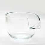 scissor cut, bowl,serving,glass