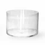 Large Clear Glass Cilindri Vase