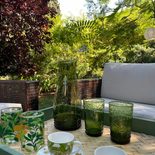 Green Embossed Jug - Image 5