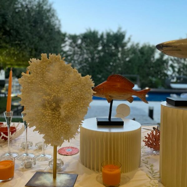مرجان بحري مع حامل رخامي حجم كبير - Image 2