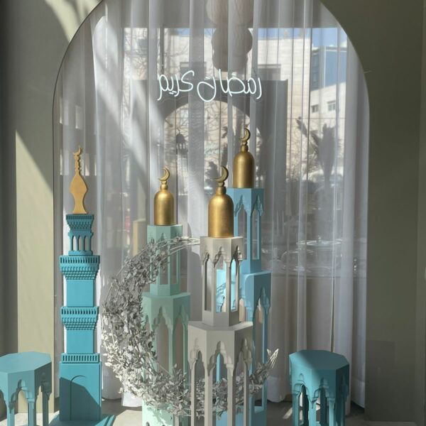 Large Muqarnas Side Table 100cm - Image 2