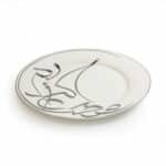 Elegant Porcelain Dinner Plate - Ramadan Platinum Set