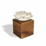 Ceramic White Open Peony