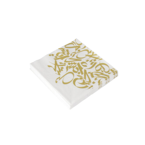 Paper,Napkin,Calligraphy,Gold,serving,
