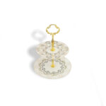 Porcelain, 2 Tier,Cake,Stand,servingplates
