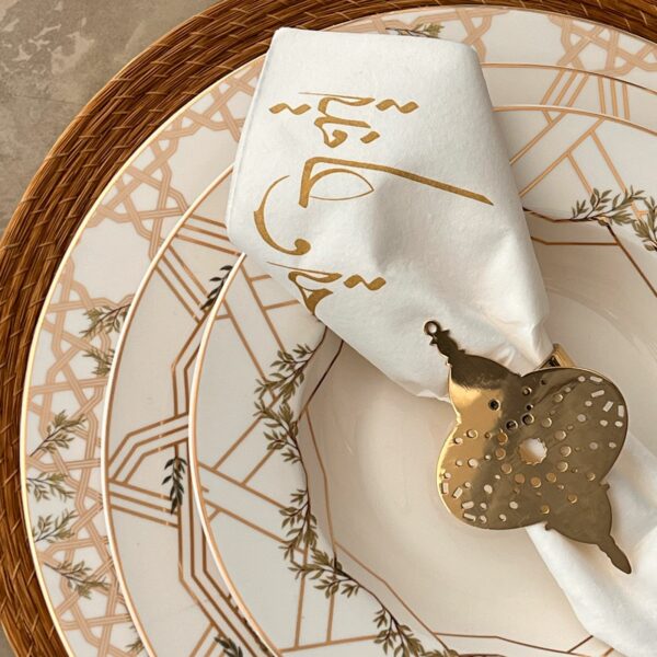 New Bone 10.5" Cotton Dinner Plate Set of 6 - Image 2