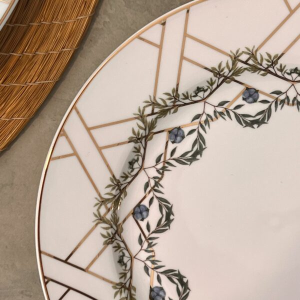 New Bone 10.5" Cotton Dinner Plate Set of 6 - Image 6