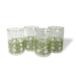 Double Wall Glass Cotton Cups Set of 4