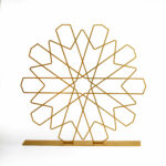 Geometric Gold Star Stand
