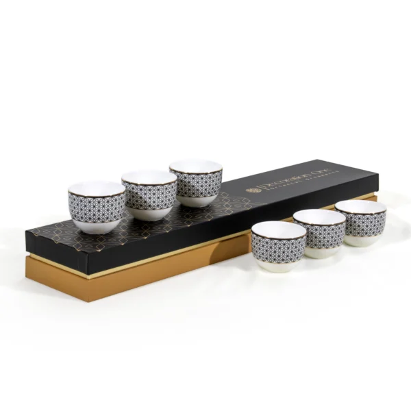 Qahwa Cups Naqsh Collection (Set of 6)
