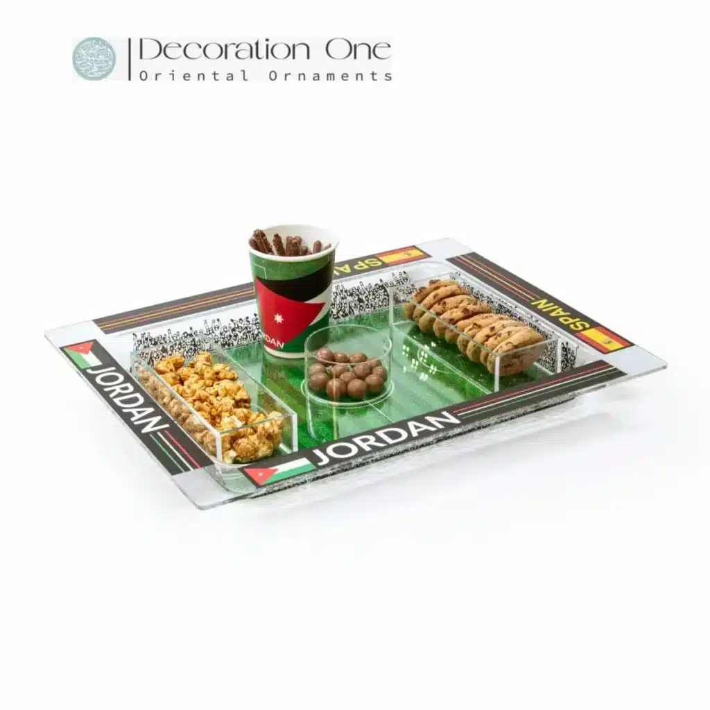 football serving tray