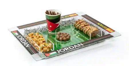 football serving tray