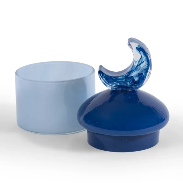 Minaret Bonbonierre Safa Collection in Sapphire Glass (1 Layer) - Image 2