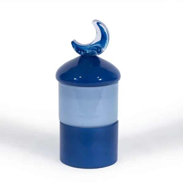 Minaret Bonbonierre Safa Collection in Sapphire Glass (2 Layer)