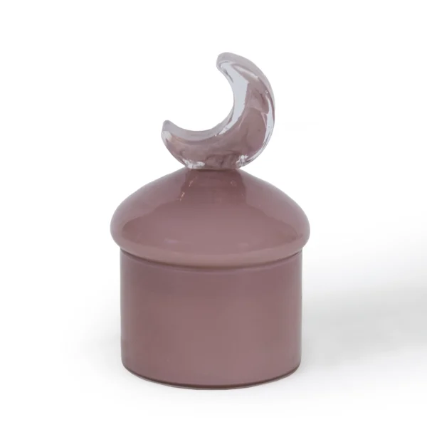 Minaret Bonbonierre Safa Collection in Plum Glass (1 Layer)