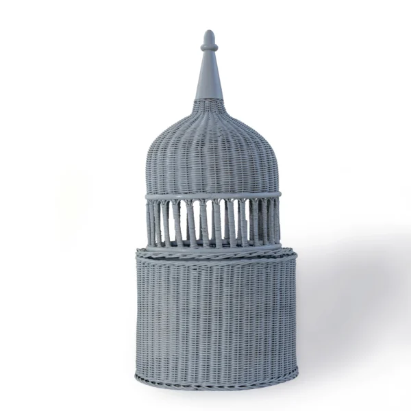 Dome Decor Nadwa Collection in Mist Bamboo (30.5x30.5x65.7cm)
