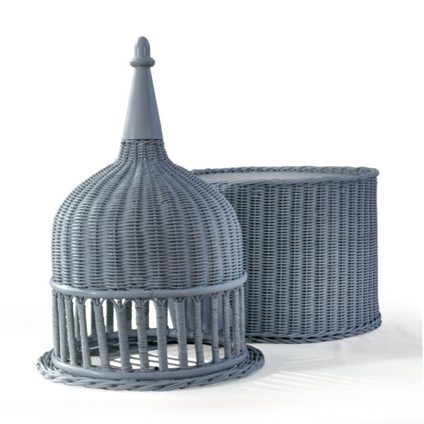 Dome Decor Nadwa Collection in Mist Bamboo (30.5x30.5x65.7cm) - Image 2