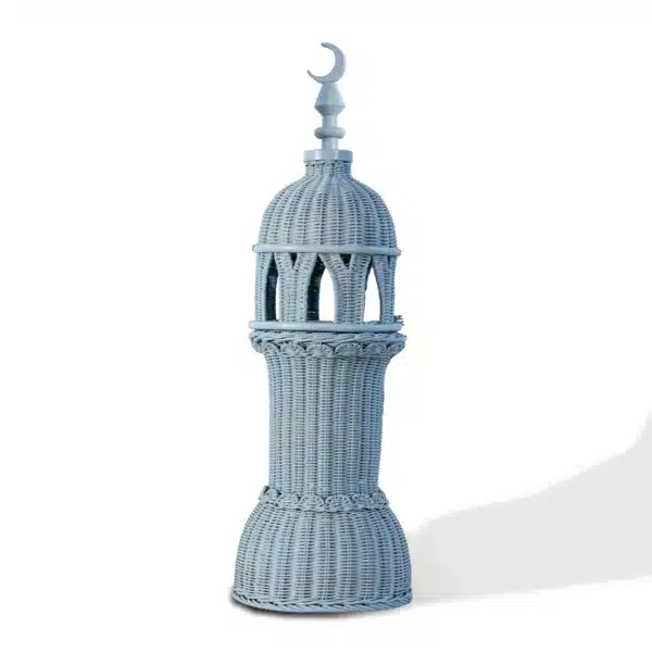 Minaret Decor Nadwa Collection in Mist Bamboo (20.6x20.6x66.6cm) - Image 1