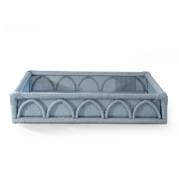 Tray Majles Collection in Mist Rattan (56x33x8cm) - Image 2