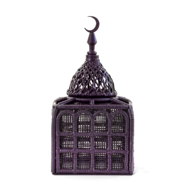 Dome Decor Majles Collection in Plum Rattan -Small - Image 2