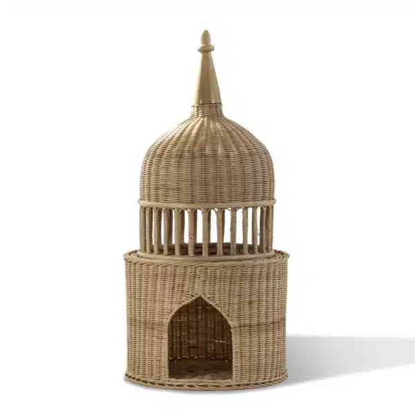 Bamboo Nadwa Dome Honey | Height 65.7 cm | Ramadan 2026 Decor by Decoration One - Image 1