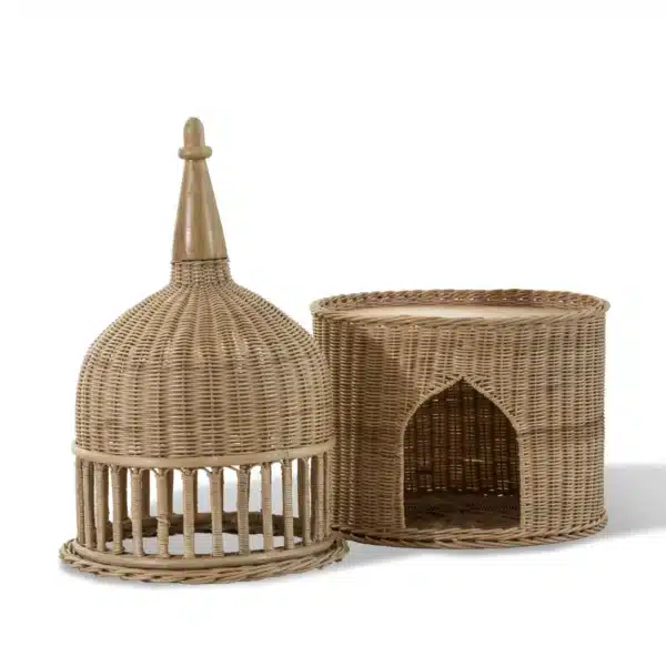 Bamboo Nadwa Dome Honey | Height 65.7 cm | Ramadan 2026 Decor by Decoration One - Image 2