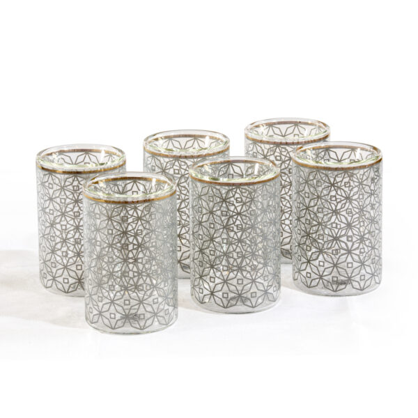 Double Wall Tea Cups 150cc Naqsh Collection (Set of 6)