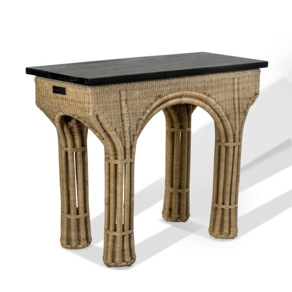 Console One Arch Natural Rattan Majles Collection (PC)