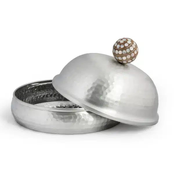 Dome with MOP Handle Jawhar White-Large - Image 3