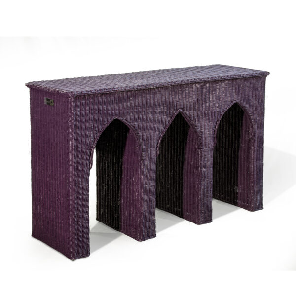 Nadwa Console 3 Arches in Plum-PC