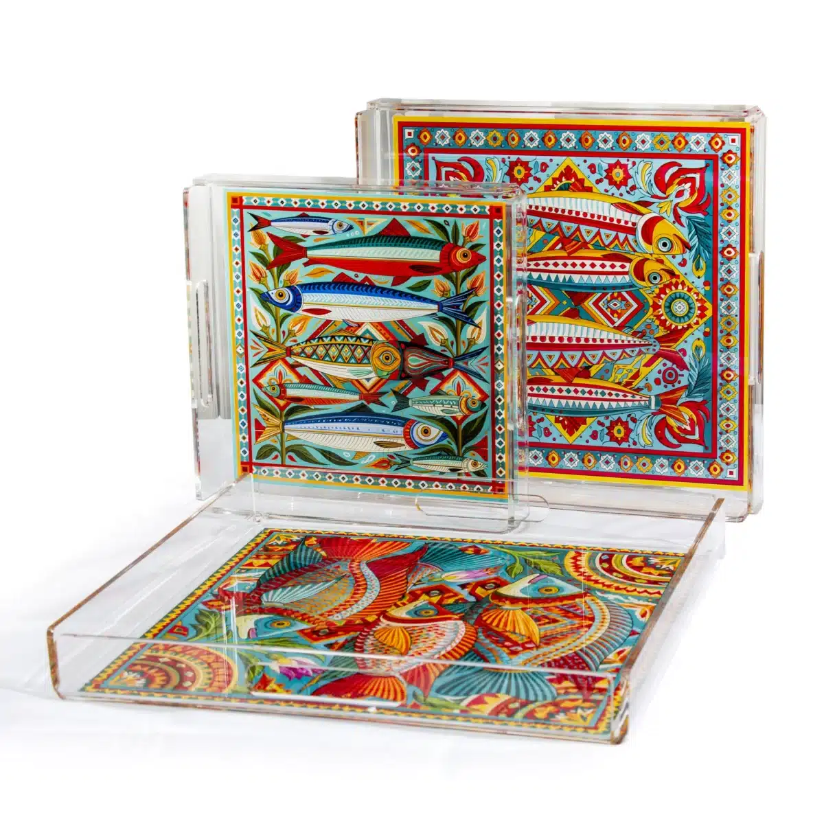 coastal serving tray