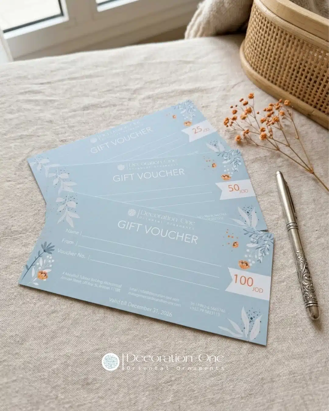 Gift Vouchers jordan