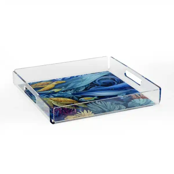 Acrylic Serving Tray Bahar Medium - Image 1
