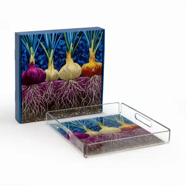 Acrylic Serving Tray Basaleh