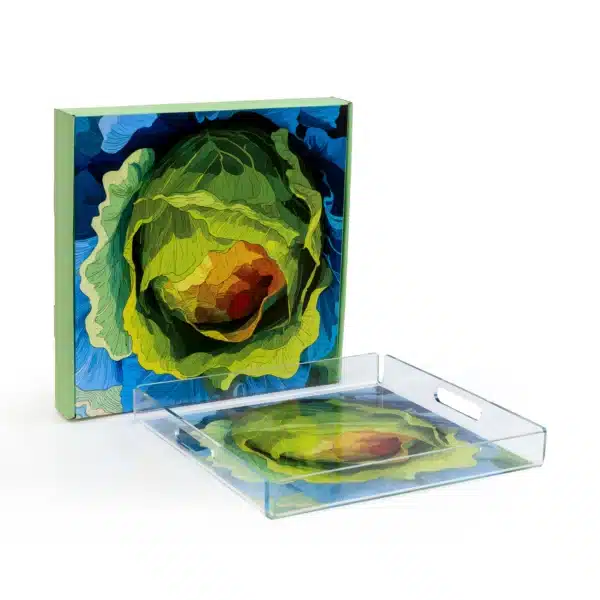 Acrylic Serving Tray Malfouf Large - Image 2