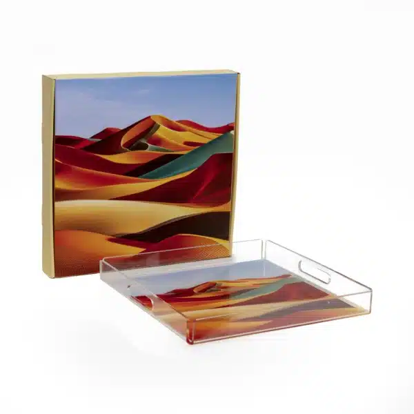 Acrylic Serving Tray Sahra Large - Image 2