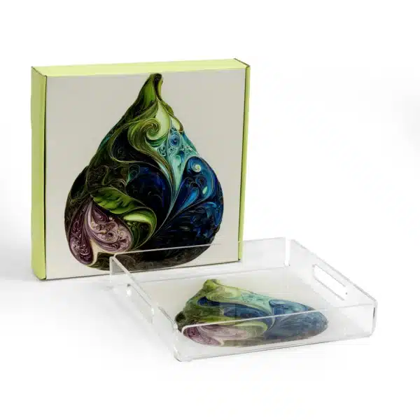 Acrylic Serving Tray Teeneh Small - Image 2