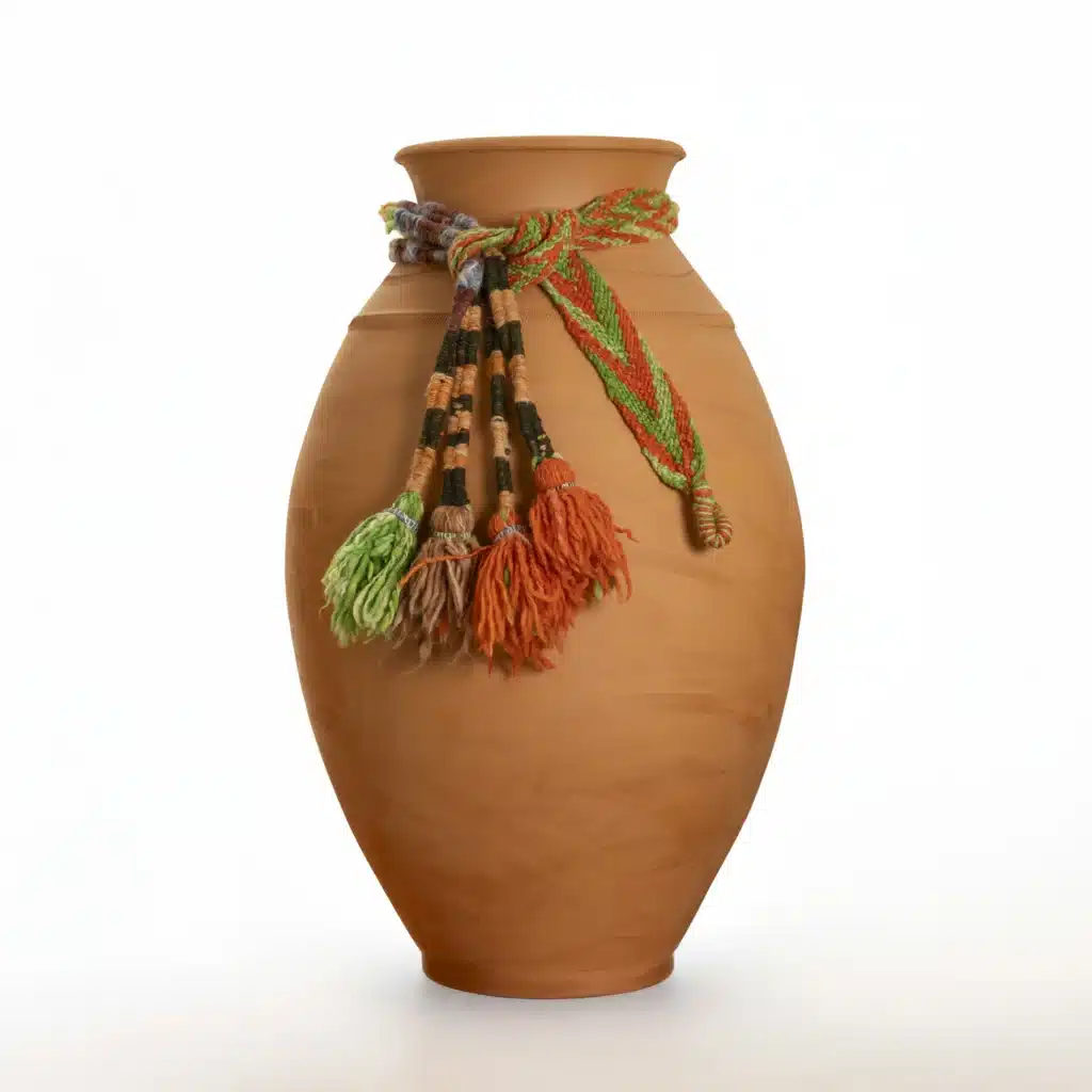 Large Terracotta Floor Vase